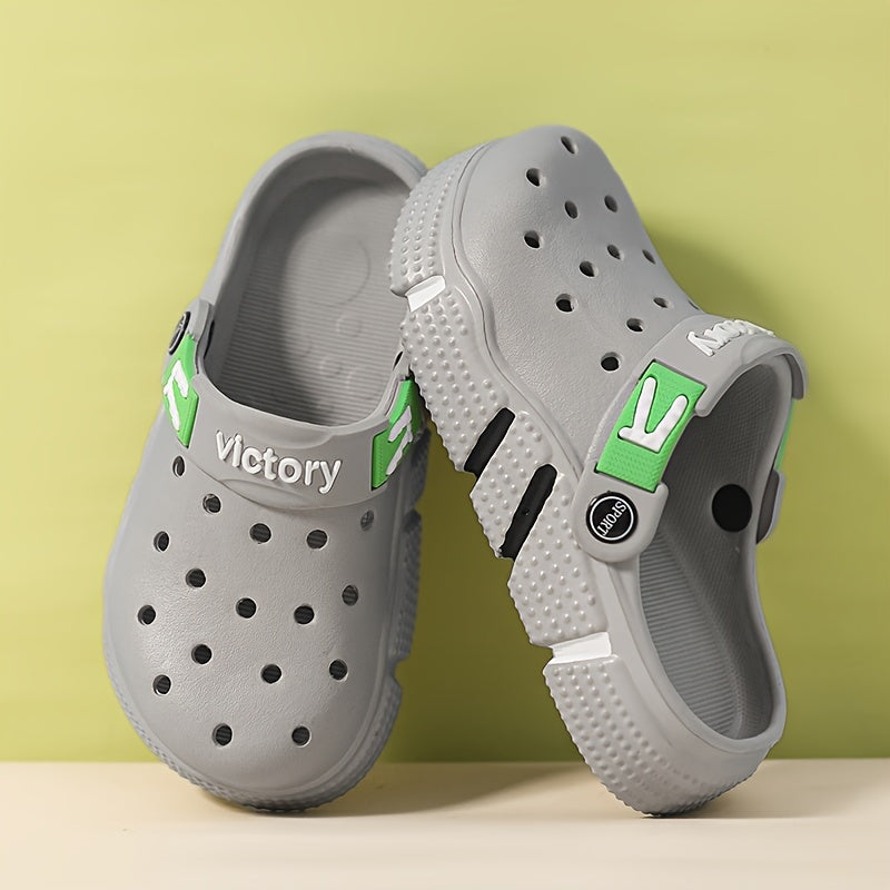 Дышащие EVA-тапочки для детей для мальчиков и девочек, всесезонные, нескользящие, для дома и улицы