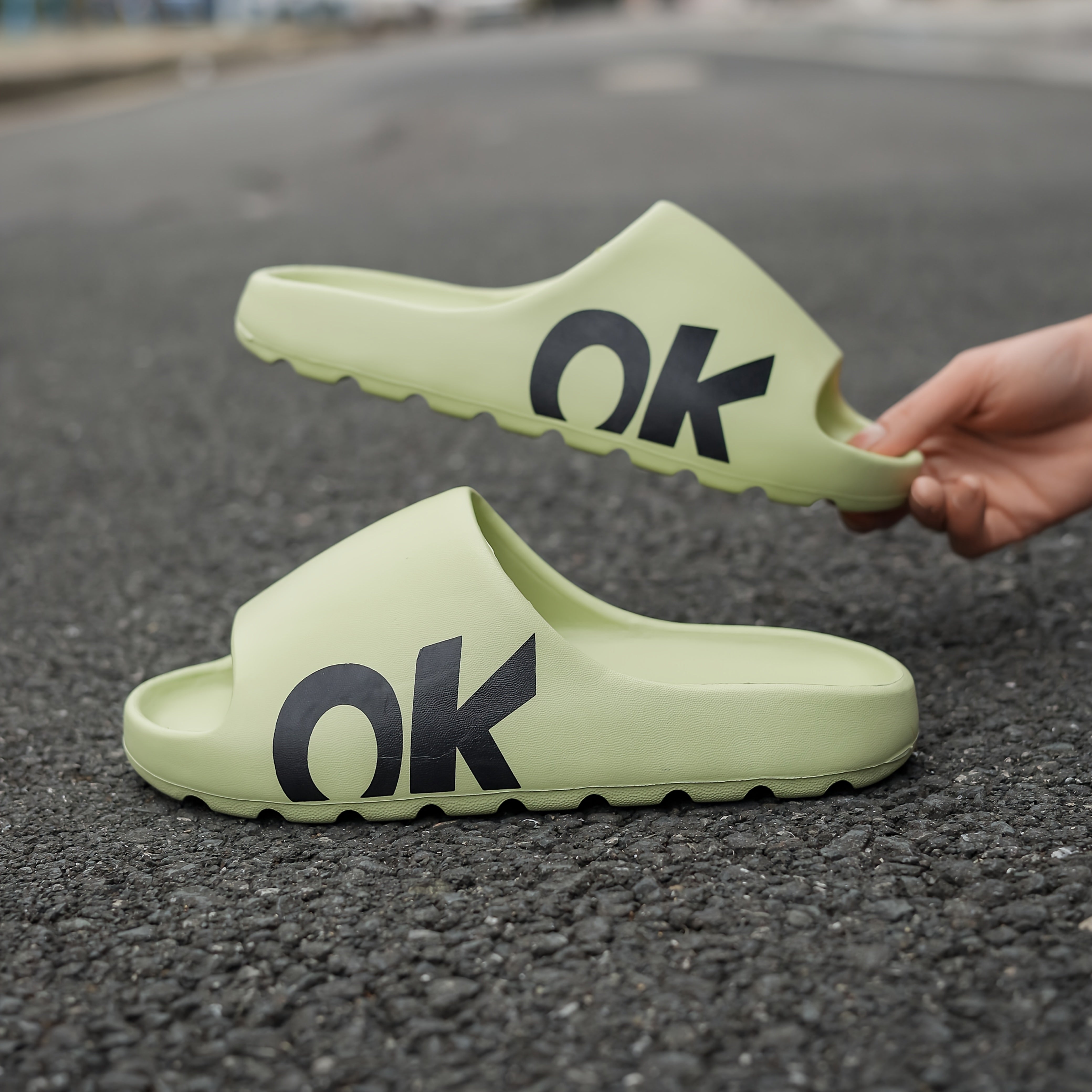 Unisex Summer EVA Slides Lightweight Non-Slip Casual Beach Sandals