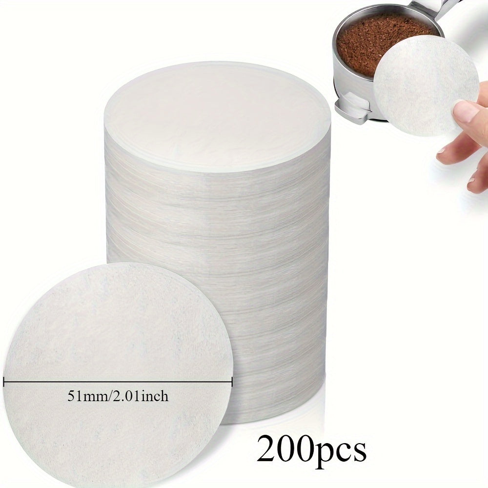 Unisex Espresso Filter Pucks Unbleached 51mm 54mm 56mm 58mm