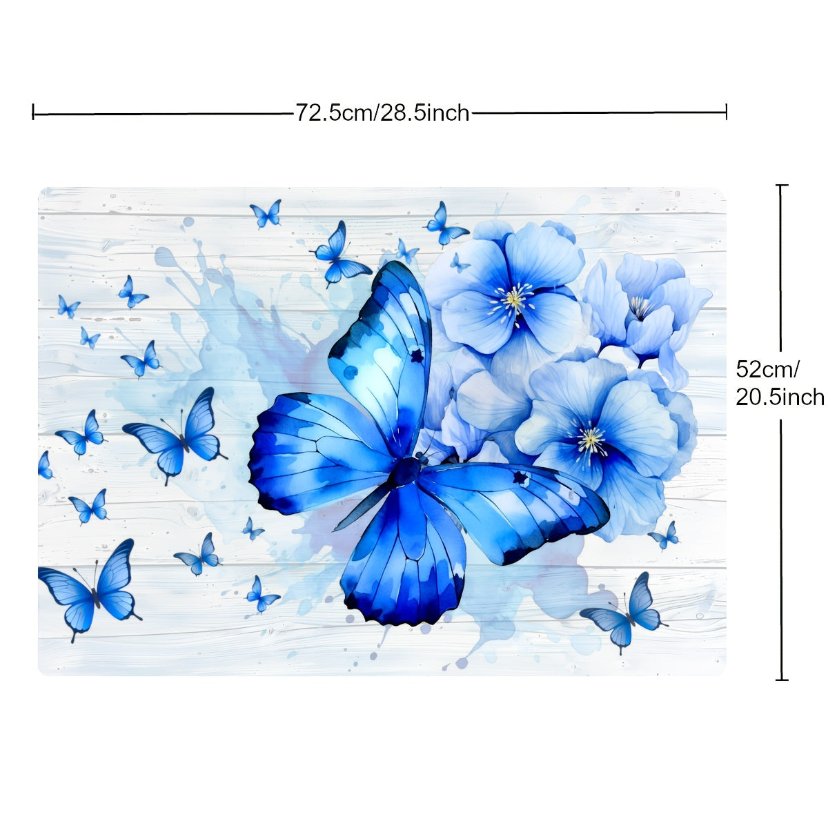 Katta oshxona himoya mato 72x52cm, sirgʻalmas, issiqlik va chizishga qarshi, stol usti pad