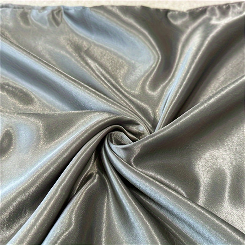 Toza rangli ipak yostiq qopqog'i to'quvchan teri va soch parvarishi uchun, hashamatli his