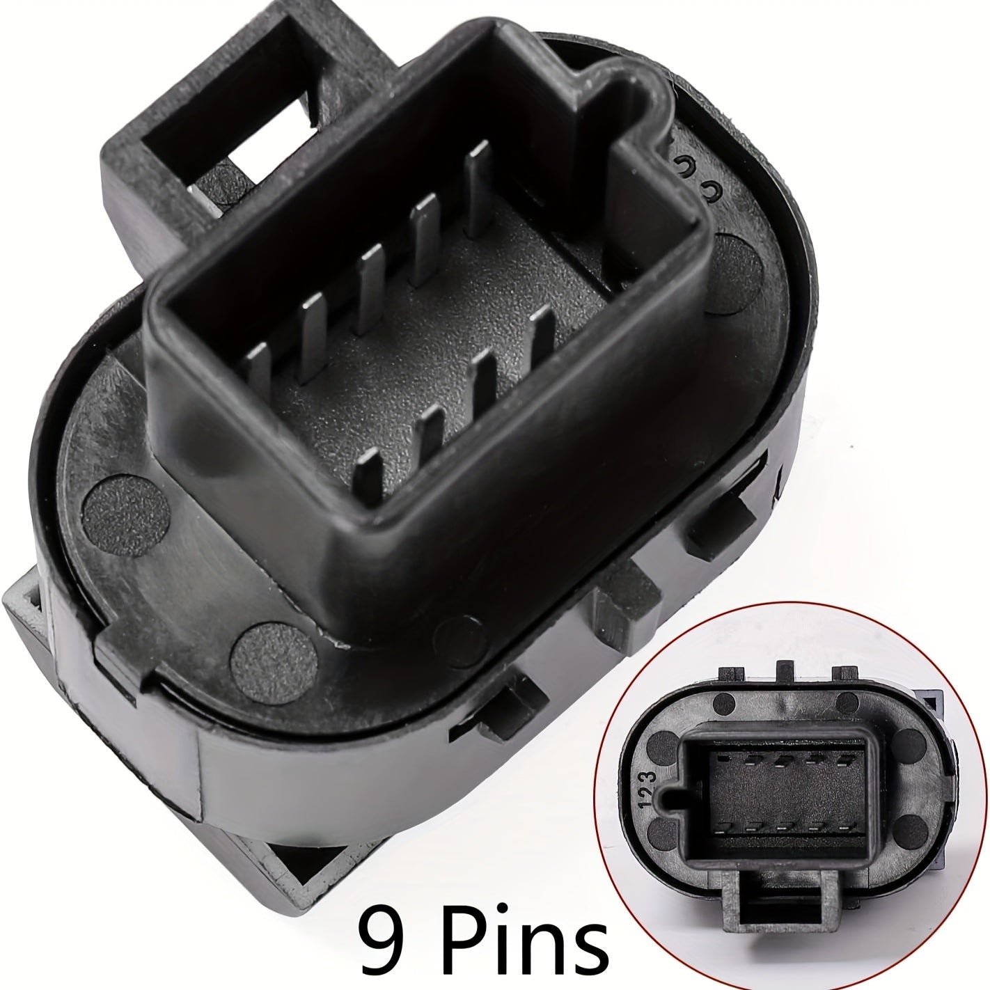 Silverado Sierra 1500 2500 3500 HD uchun orqa ko‘rish oyna o‘tkazgichi, 9 pin, batareyasiz
