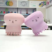 Unisex Silicone Facial Cleansing Brush Octopus Shape Deep Clean Scrubber
