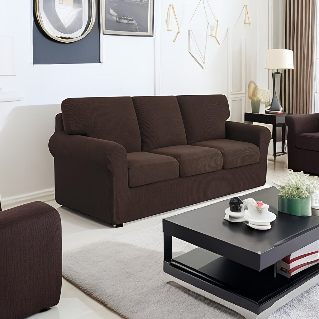 Наборы чехлов для диванов на 3/5/7/9 предметов для диванов, спинок и подушек. Коллекция защитников мебели для домашнего декора в спальнях, офисах и гостиных.