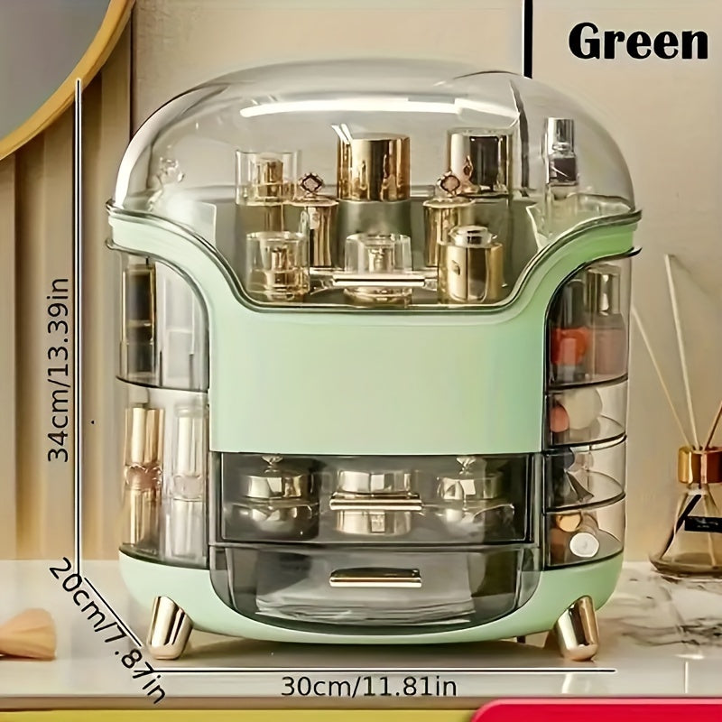 Plastic Makeup Organizer with Drawers Waterproof Vanity Bathroom Storage