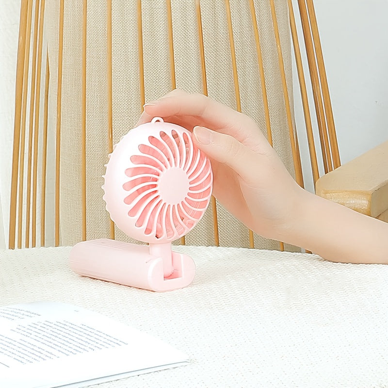Mini Battery-Operated Fan Ultra Quiet Portable Desk Fan Adjustable Speed Compact for Travel Camping