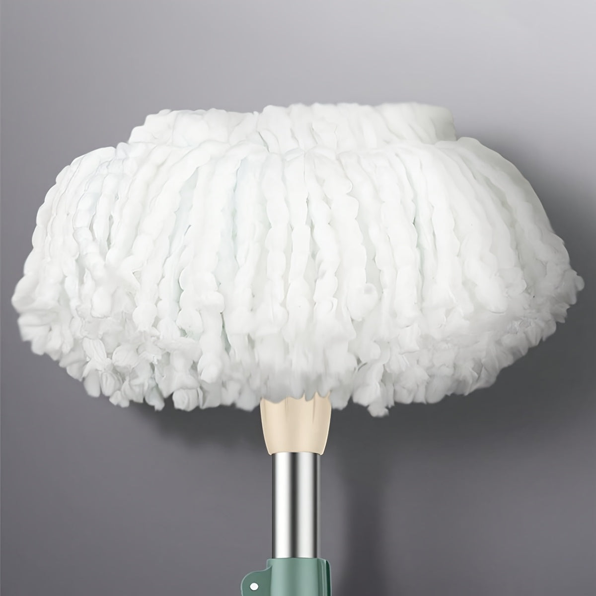 Ikki tomonlama yuradigan Spin Mop va Kova to'plami, o'z-o'zidan siqish va qo'lda bosish g'ildiragi bilan