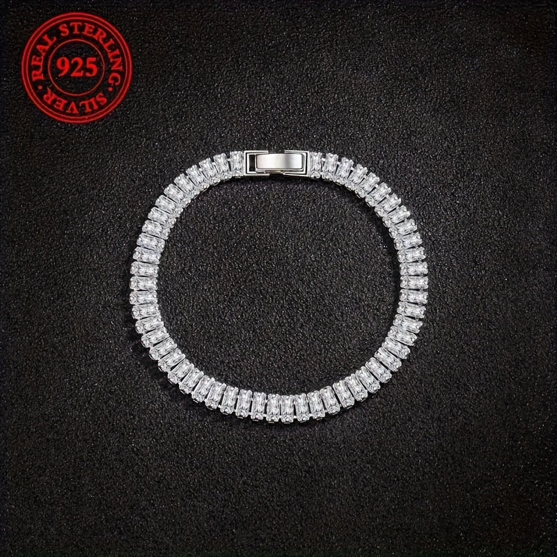 Ajoyib vintage boho uslubidagi bilaguzuk, hashamatli 925 sterling kumush va porloq kubik zirkoniyadan tayyorlangan - Gippoallergen va ayollar uchun sovg'a sifatida mukammal.