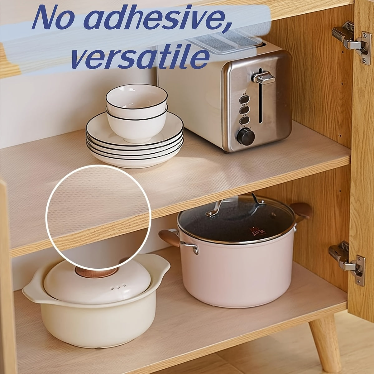 6pcs Silicone Refrigerator Liners Cuttable Waterproof Washable Shelf Mats