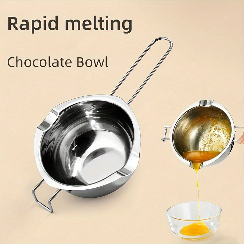 Double Nozzle Stainless Steel Melting Pot for Chocolate Butter Cheese Candies