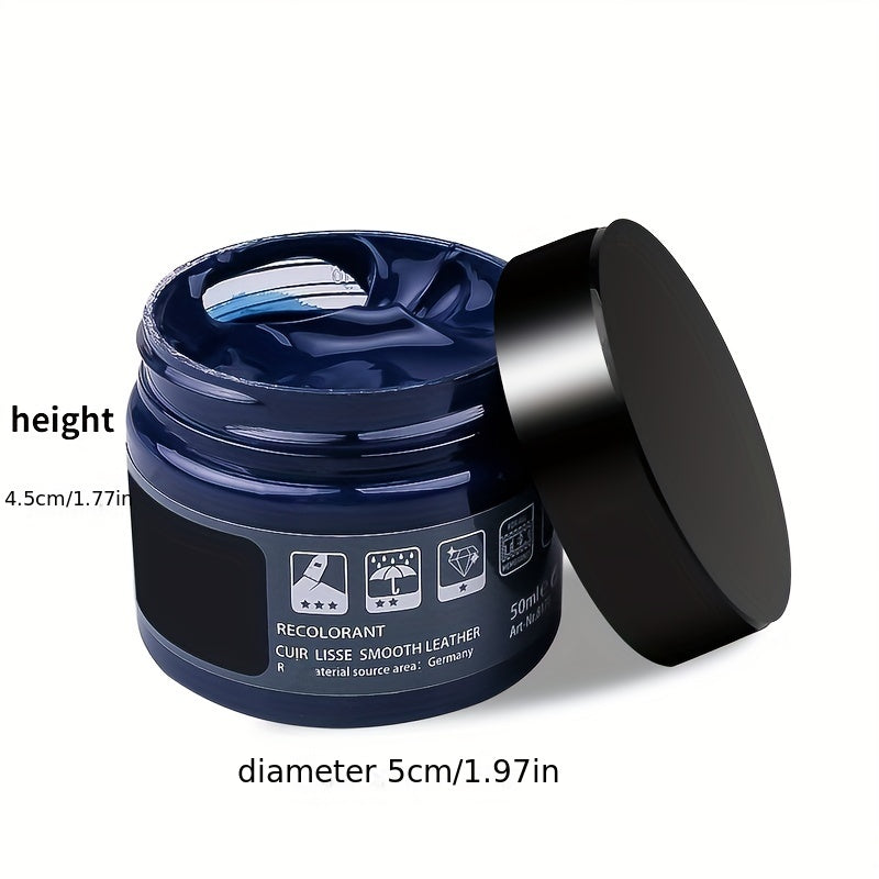 Kit de reparación de cuero de 50 ml para zapatos, asientos y abrigos. Repara agujeros y arañazos al instante