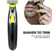 Erkaklar va ayollar uchun USB qayta zaryadlanadigan elektr shaver - T-blade trimmer, soqol va sochni olib tashlash, 300mAh batareya