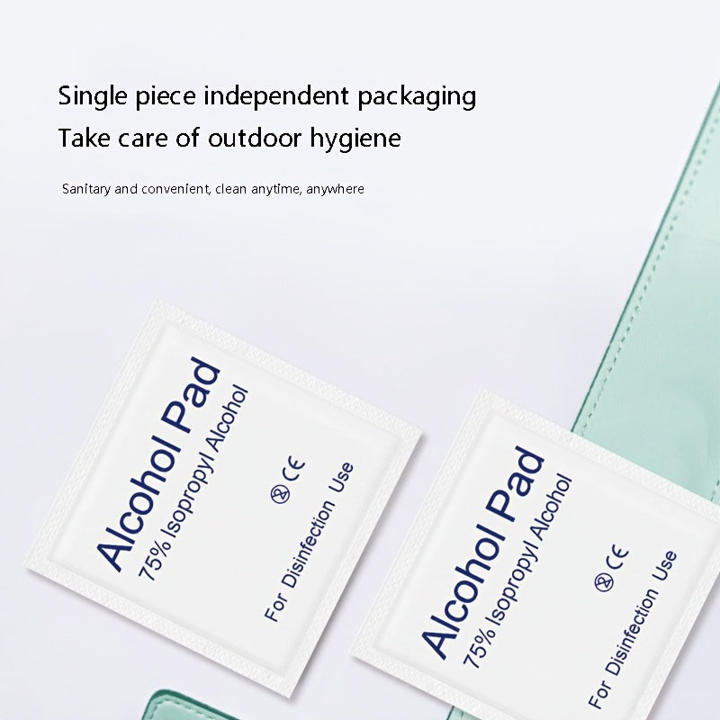 Katta bir martalik spirtli tozalash matolari - 200 dona, 75% to'ldirish, bo'yoqsiz, telefonlar, idishlar, zargarlik buyumlari va boshqalar uchun bir martalik tozalash padlari, portativ dog' tozalovchi.