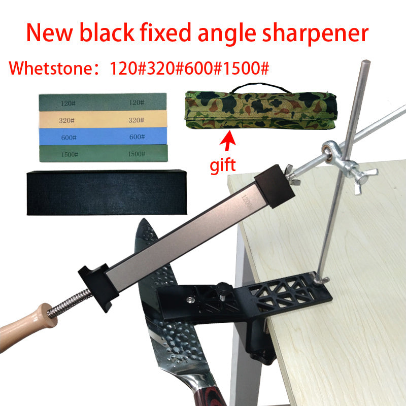 Afilador de ángulo fijo para cuchillos y tijeras Dispositivo de afilado manual Construcción metálica