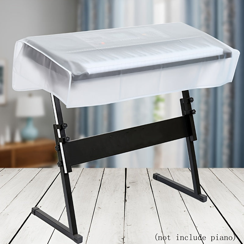 Funda transparente para piano de 61/88 teclas, a prueba de humedad, lavable y duradera
