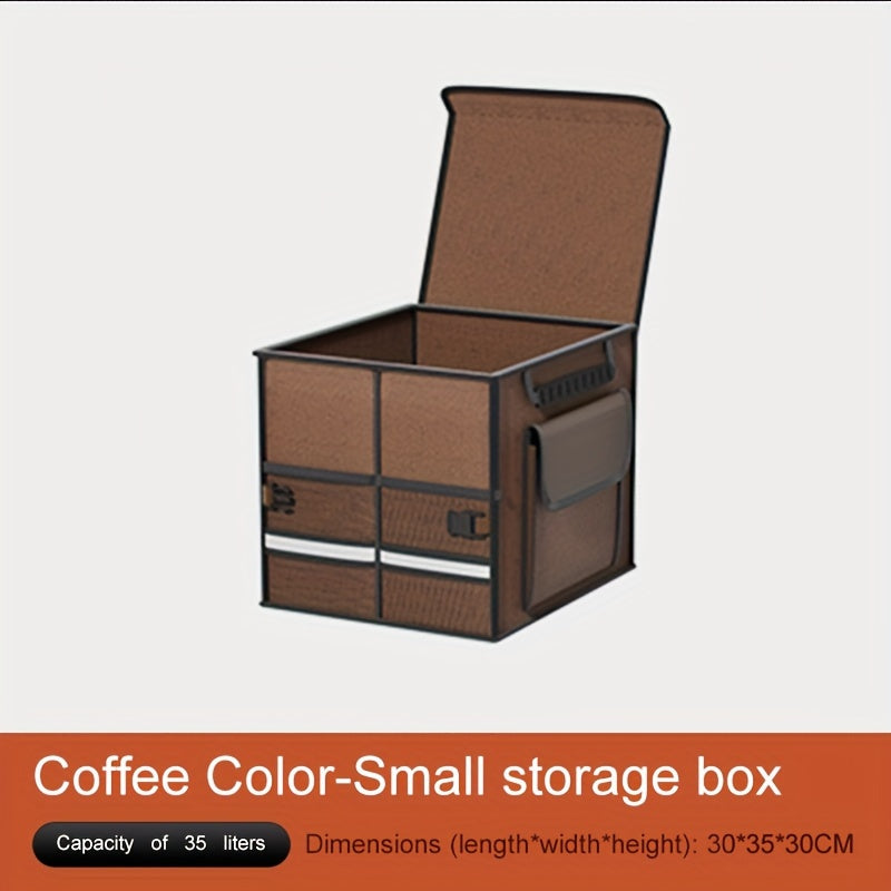 Foldable Car Trunk Organizer Large Capacity Multi-Compartment Storage Box for SUV