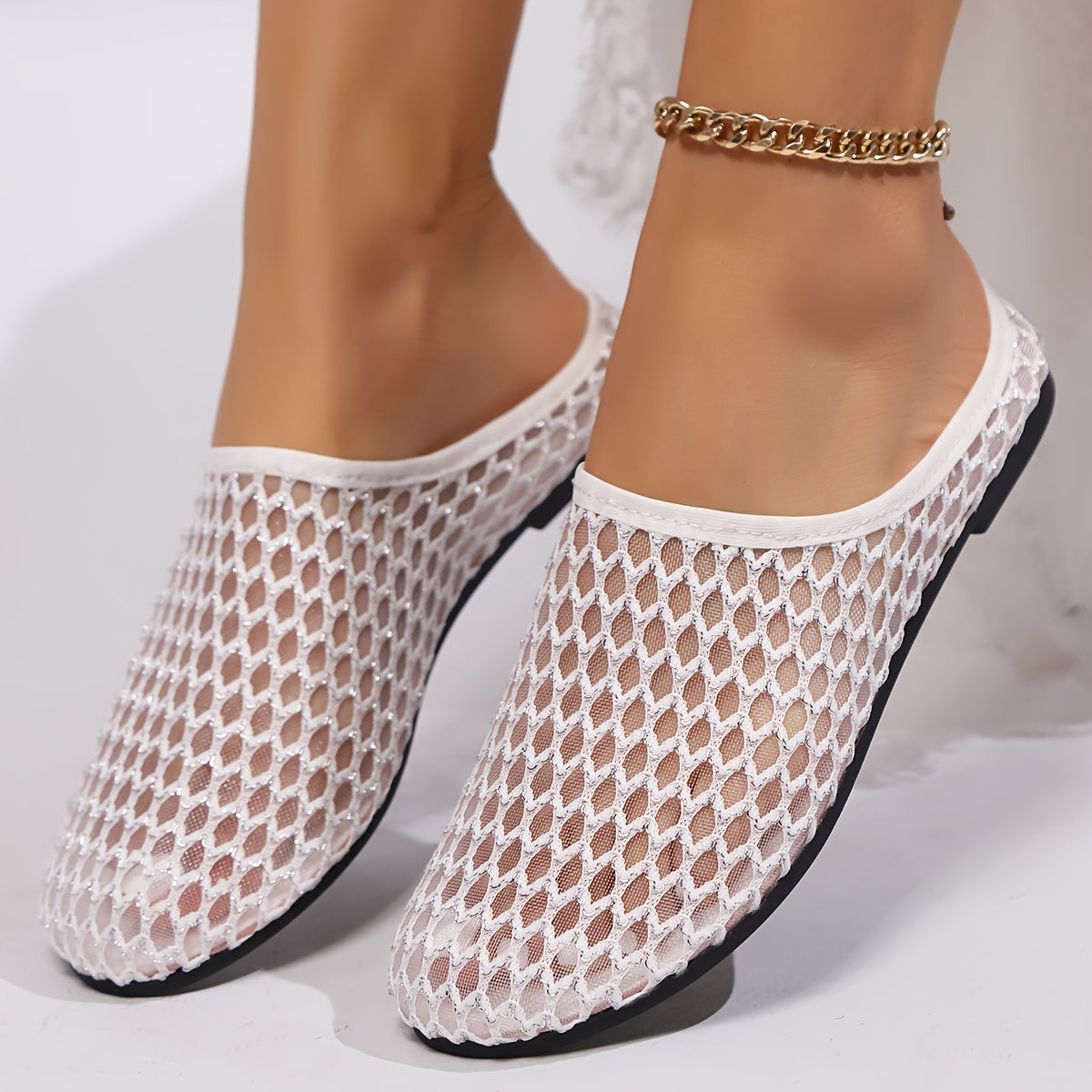 Women's Mesh Slip-On Sneakers Lightweight Breathable Fashionable
