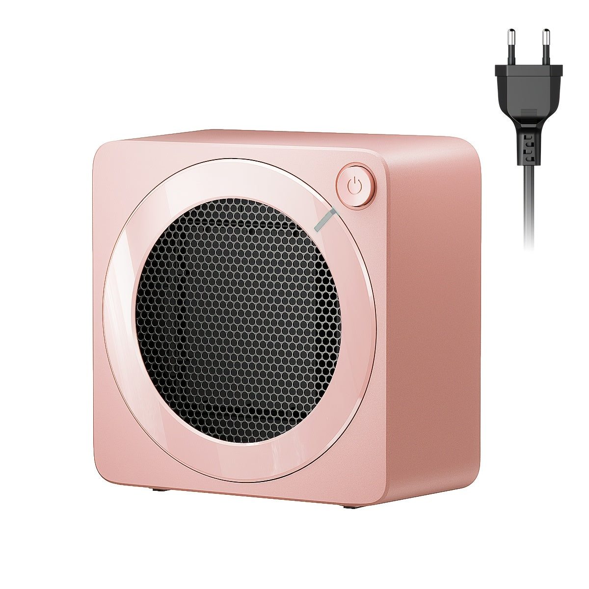 Compact Electric Heater 500W Ceramic Fast Heating Overheat Protection Safety Tilt