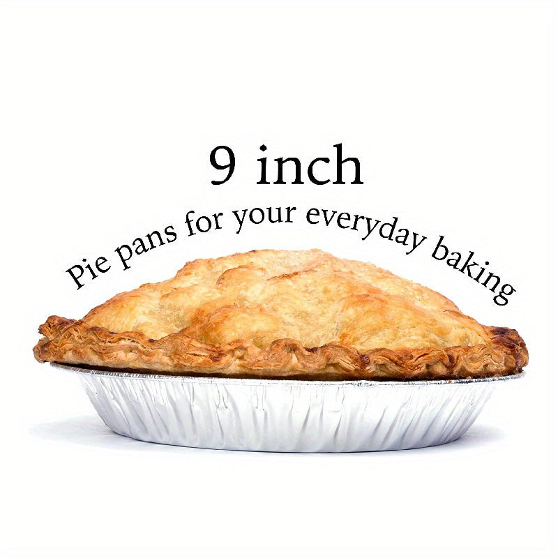 20 Pack 9-Inch Aluminum Foil Pans for Baking Cooking and Catering