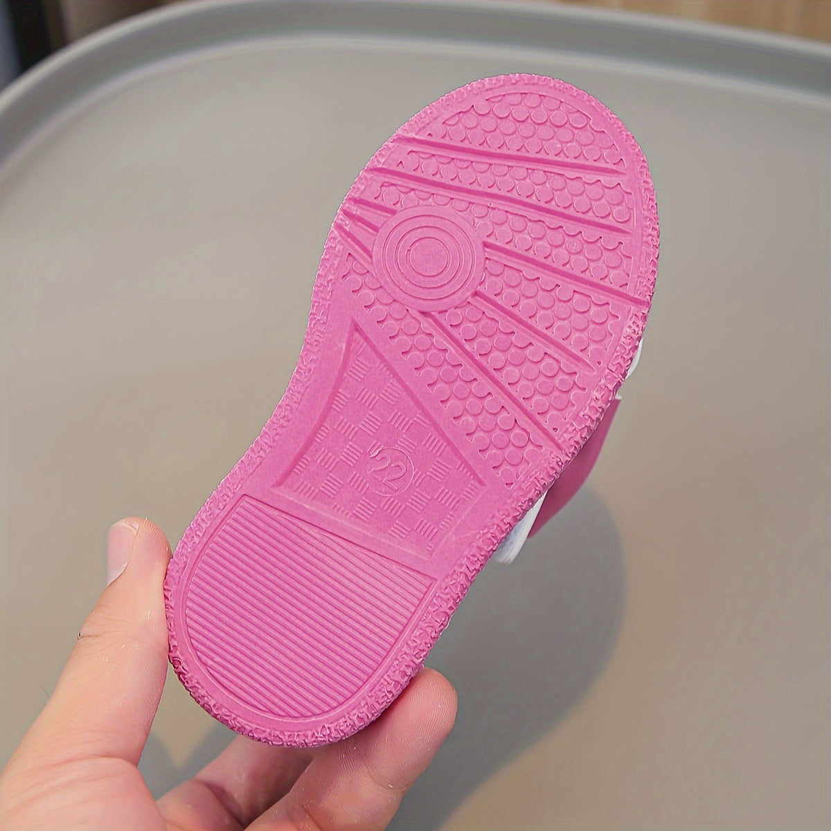 Girls White Shoes with Pink Bows for All-Season Casual Wear