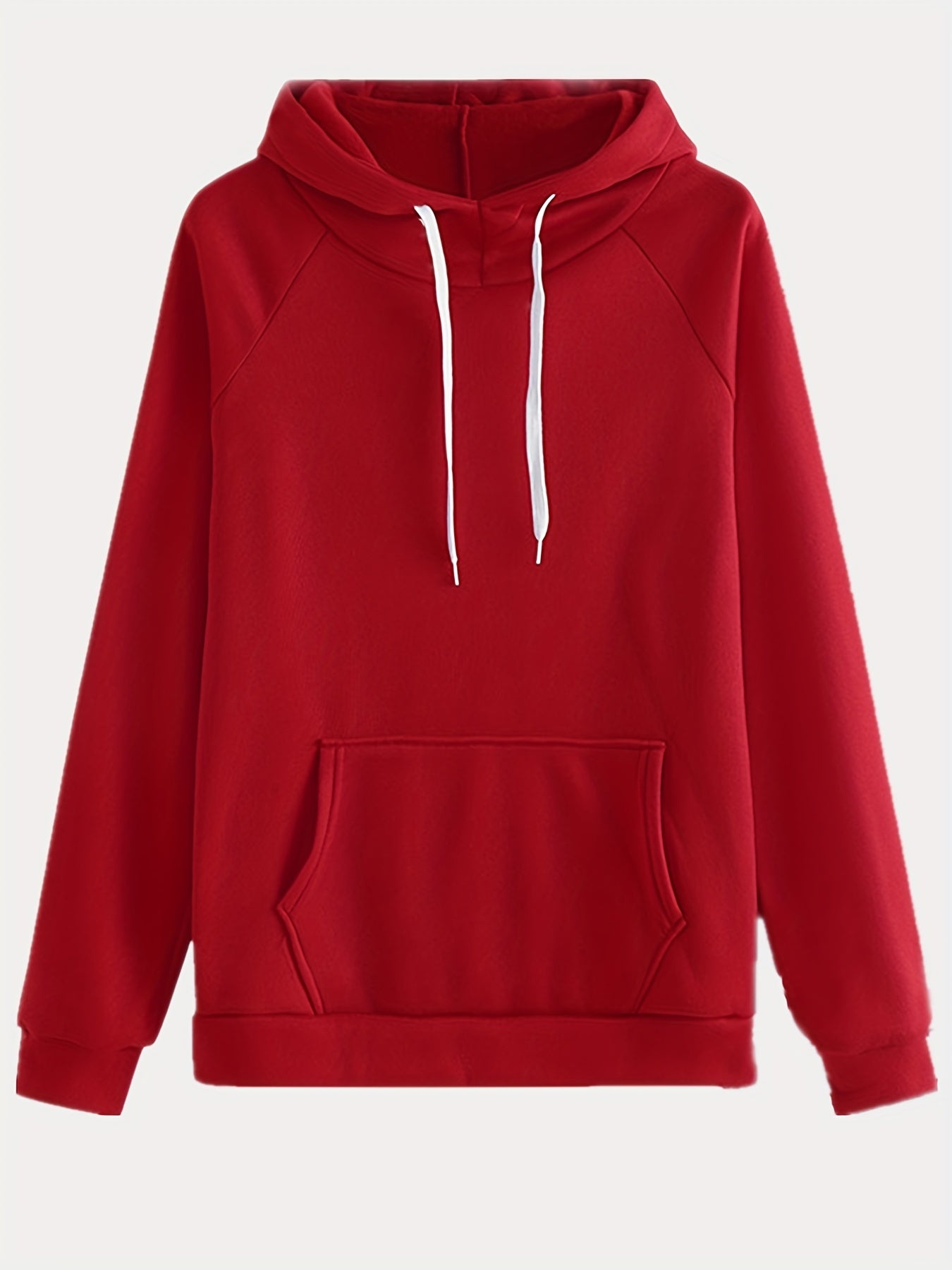 Women's Polyester Hooded Sweatshirt and Pants Set Solid Color Long Sleeve Casual Fall Winter