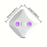 Luz UV-C compacta blanca para inodoro inteligente, montaje en pared, recargable por USB