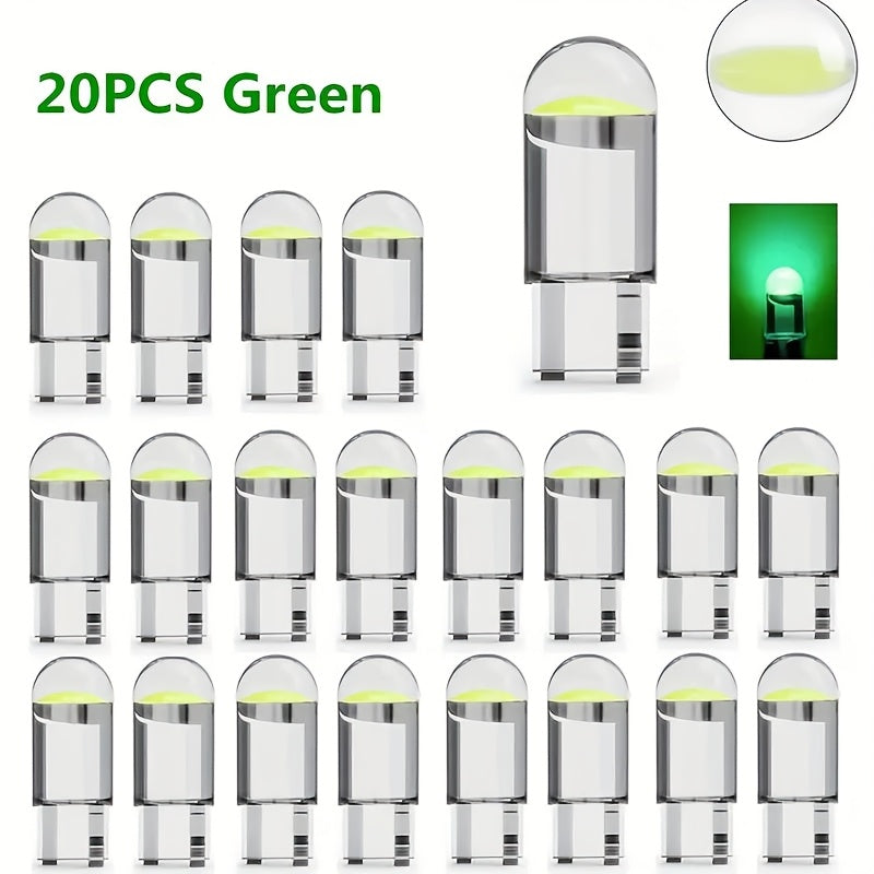 Universal LED Car Bulbs 5/20 Pack for Interior and License Plate Bright White