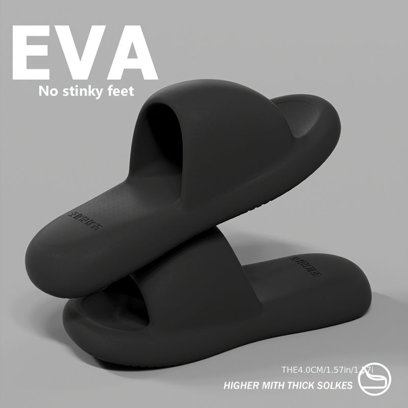 Ayollar paxtadan tayyorlangan ochiq barmoqli shippaklar, yumshoq taglik bilan, yozgi plyaj, bir rangli