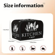 Qovurilgan pechni qoplamasi, bardoshli polyester, changga va dog'ga qarshi, 1-bosqichli himoya