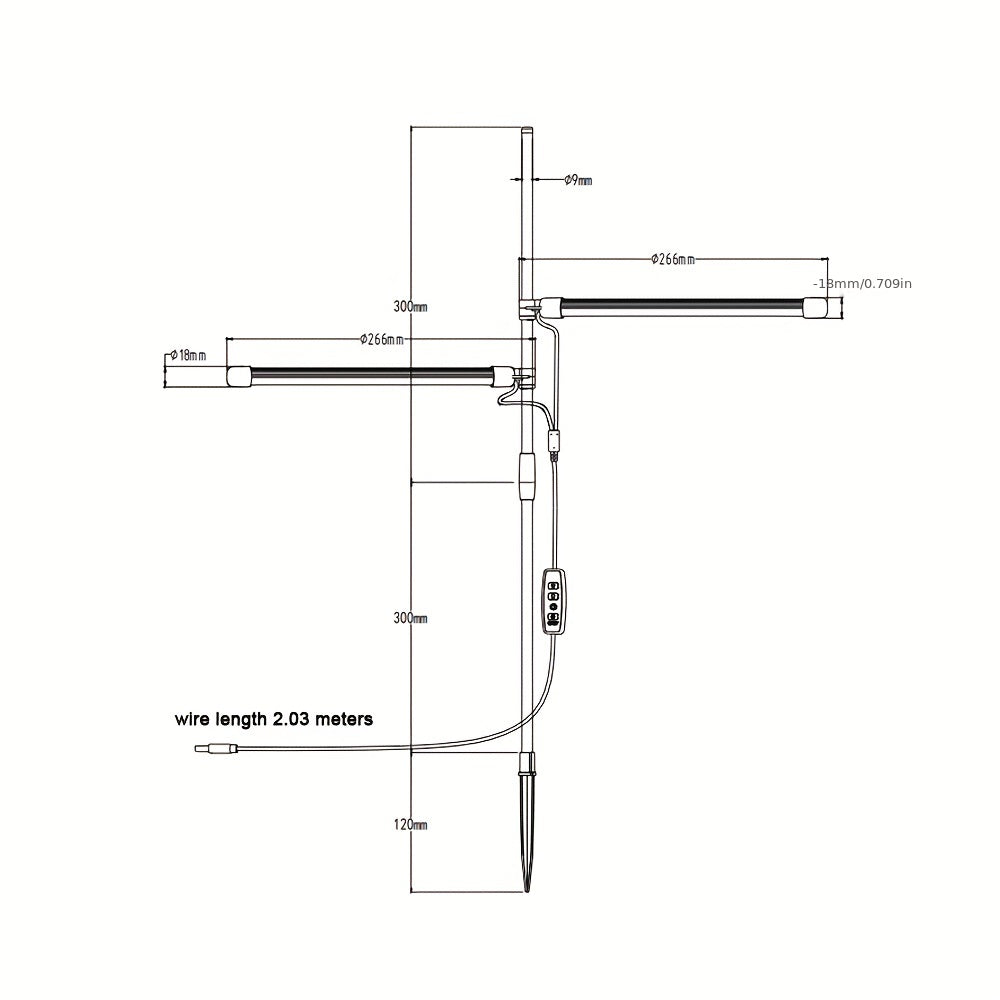 Luz de crecimiento LED para plantas de interior Espectro completo Rojo Azul Regulable USB Temporizador