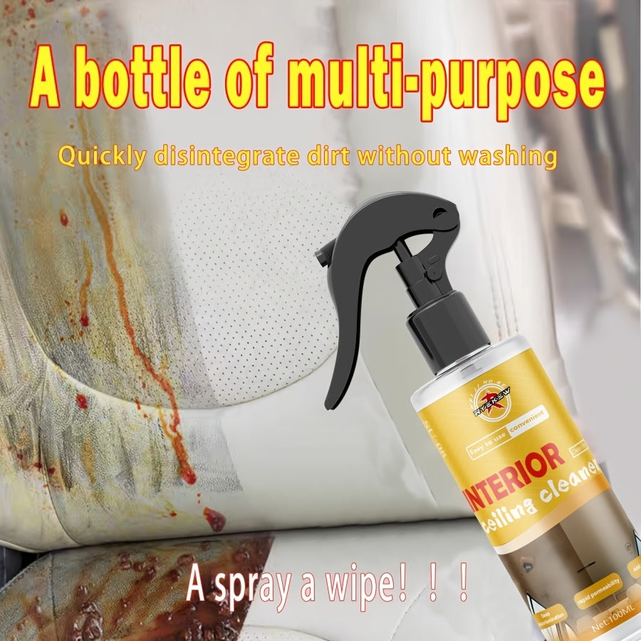 Multi-Purpose Car Interior Cleaner Spray for Fabric and Surfaces