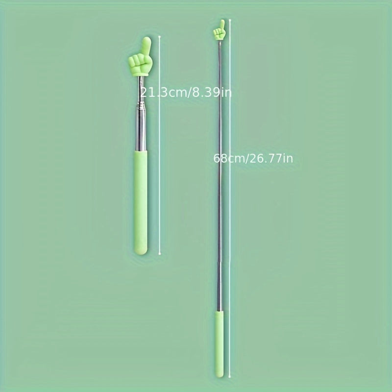 Varita retráctil para lectura para enseñanza de piano y uso doméstico