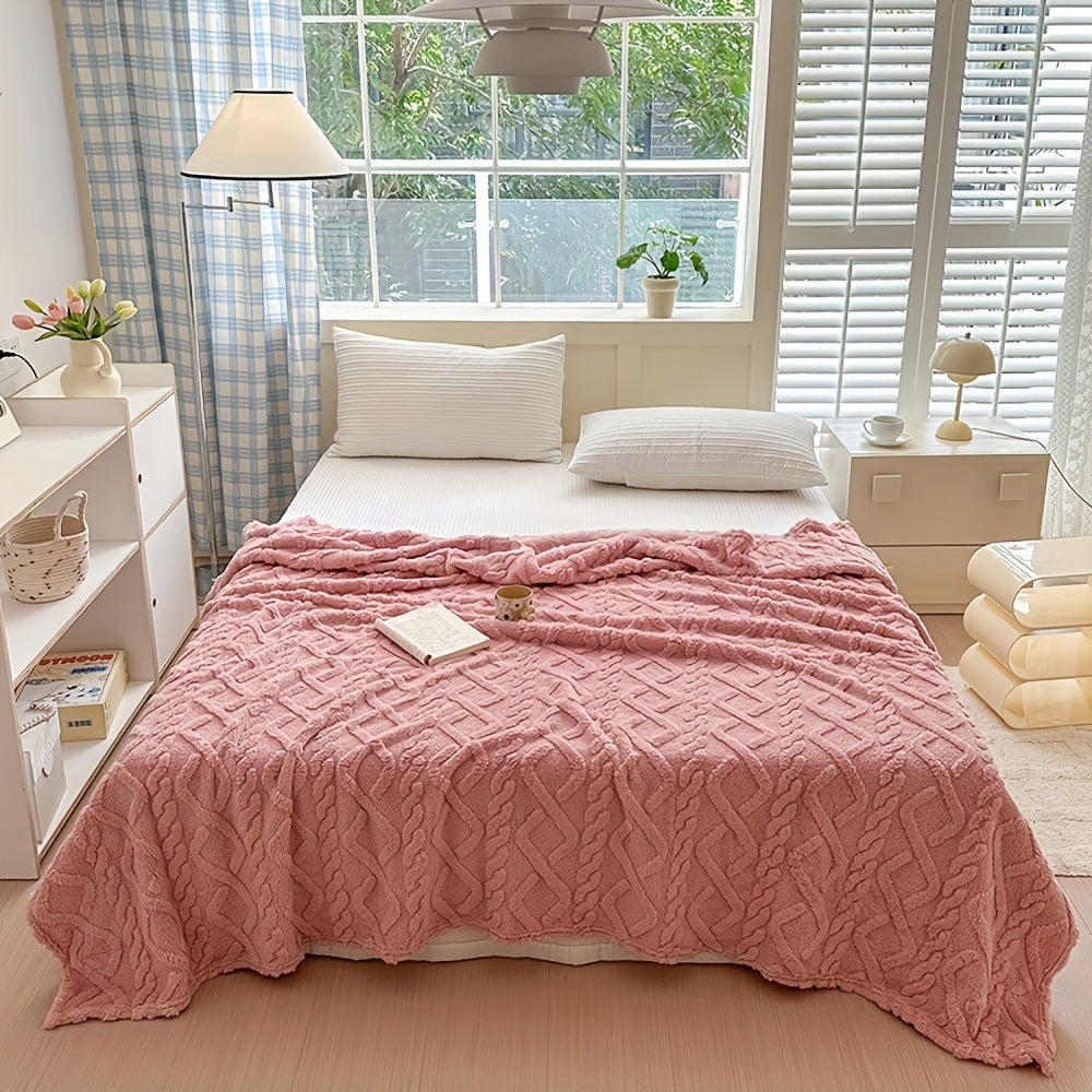 Manta de felpa Sherpa suave y cálida, gruesa, para sofá, cama, viajes, en varios colores