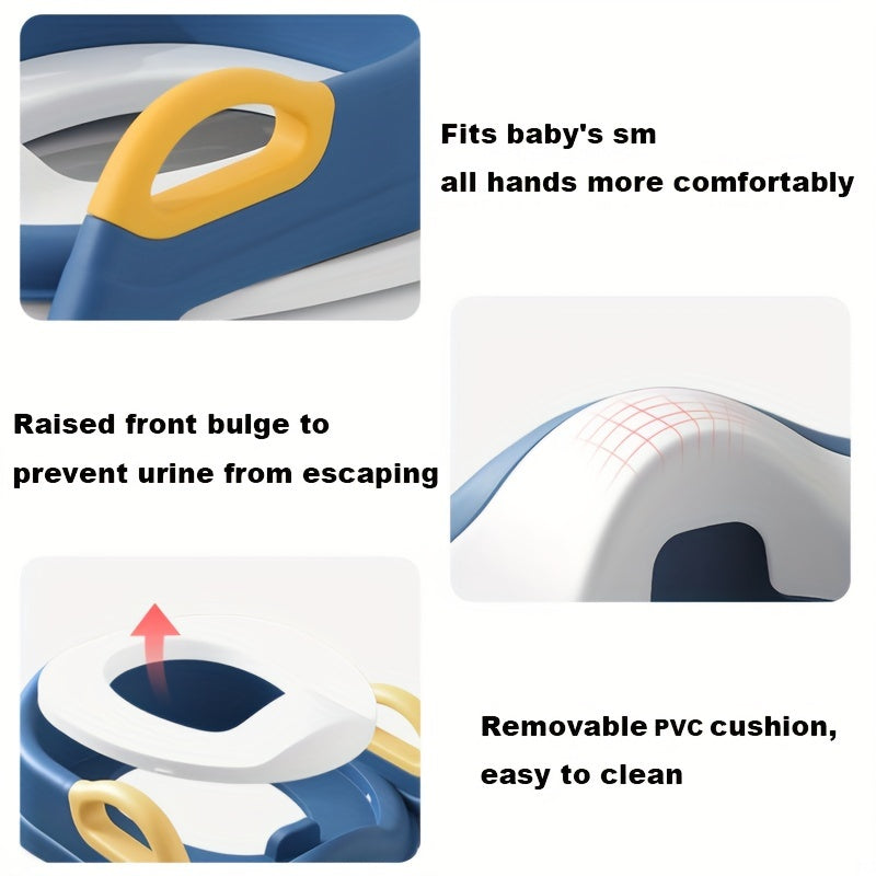 Children's Foldable Toilet Seat with Ladder for Potty Training