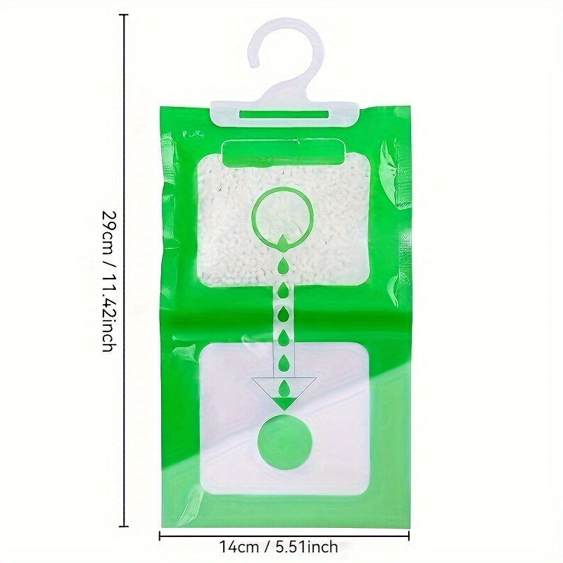 4-to'plam, toksik bo'lmagan namlikni yutuvchi osma sumkalar, shkaf va garderob uchun namlikni chiqaruvchi