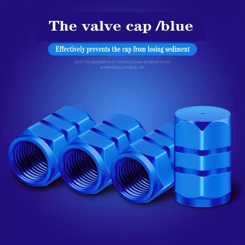 4/8 piezas de tapas de válvula de neumático de aleación de aluminio para coche, cubiertas de válvula de aire para motocicleta, accesorios para ruedas