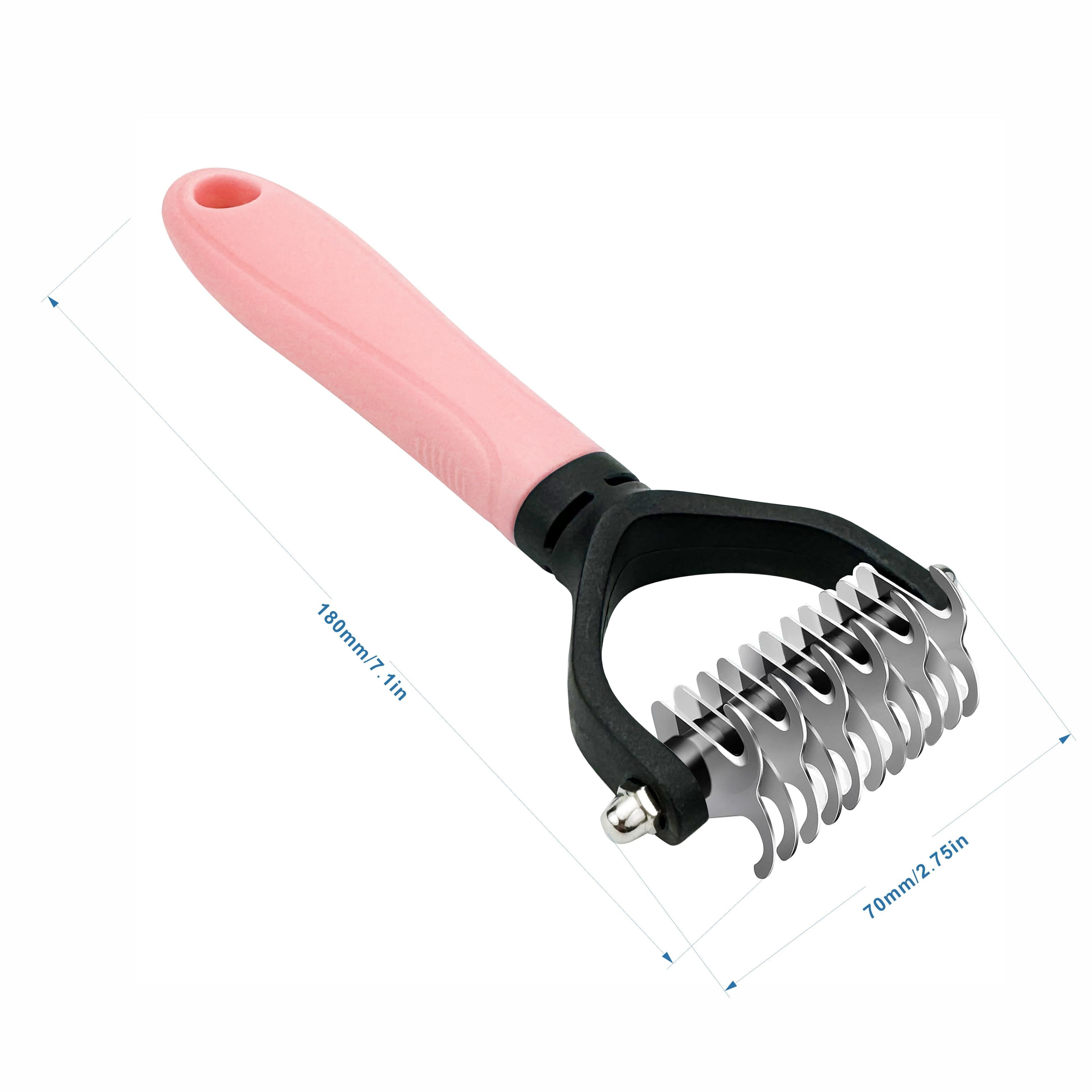 Stainless Steel Pet Comb for Cats and Dogs Tangles and Mats Removal Durable Grooming Tool