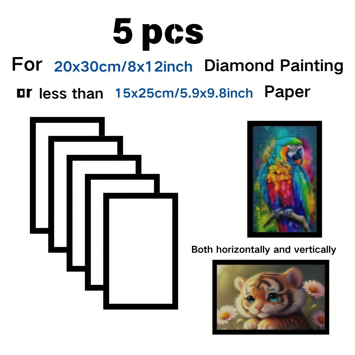 Рамки для фотографий с алмазной живописью для 6 дюймов и 8x12 дюймов 20x30 см 12x12 дюймов 30x30 см 12x16 дюймов 30x40 см 16x16 дюймов 40x40 см настенное искусство