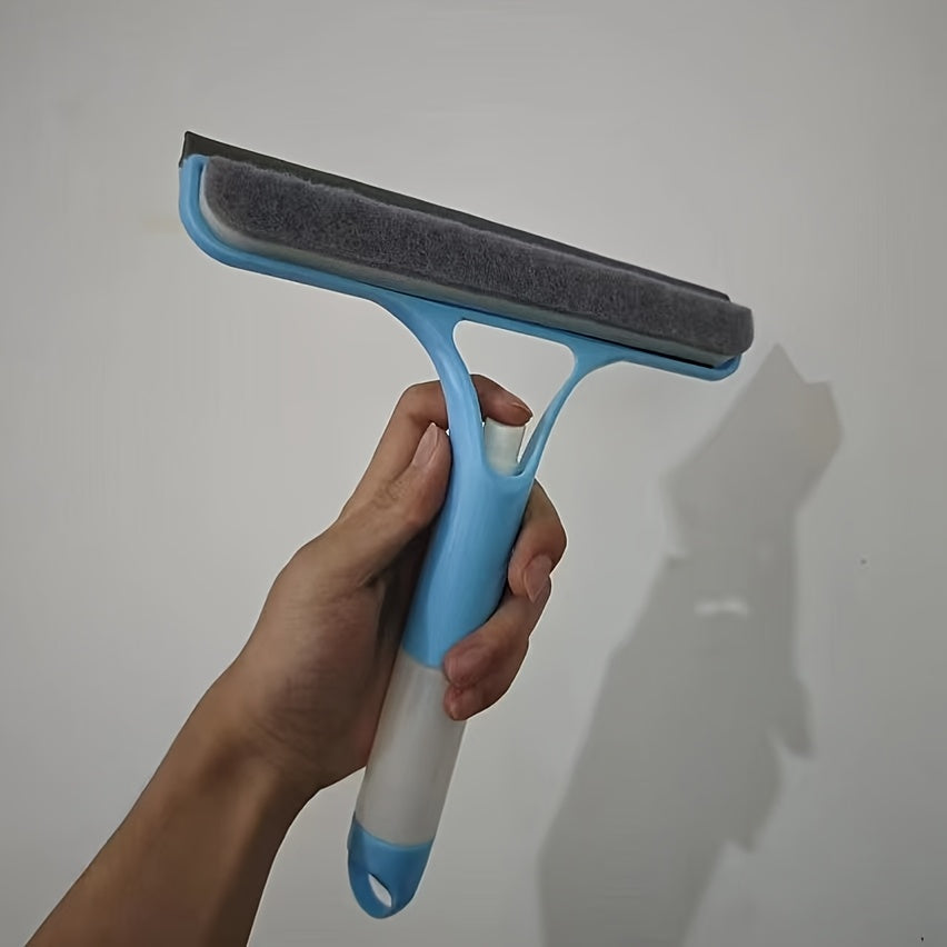 Handheld Window Cleaner with Scraper Spray Wiper for Glass Surfaces in Home Car