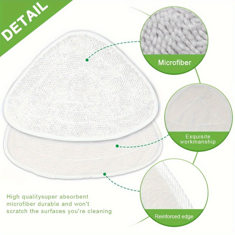Reusable Floor Mop Attachment with 4 Microfiber Pads for Hardwood Tile Laminate