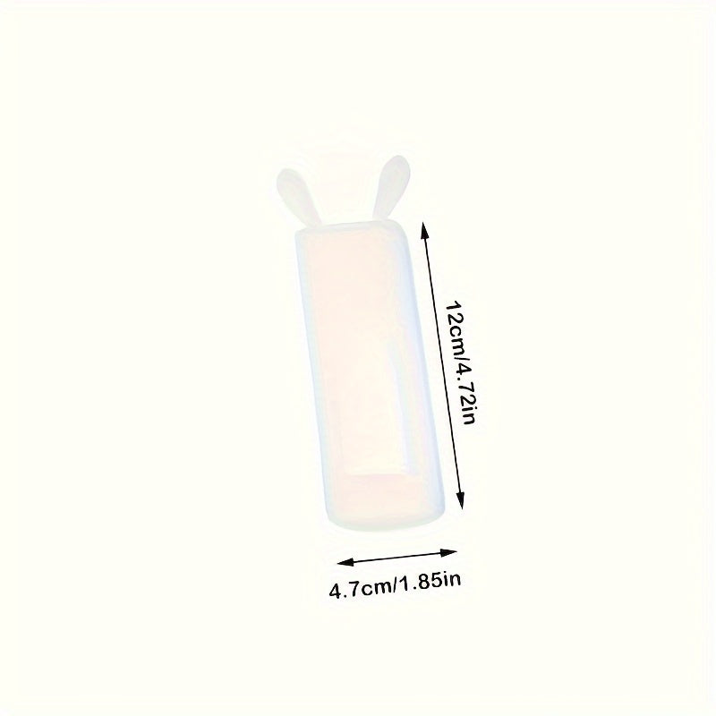 Luminous Silicone Remote Control Cover with Rabbit Ears Dustproof Anti-Fall for TV and Air Conditioner Remotes
