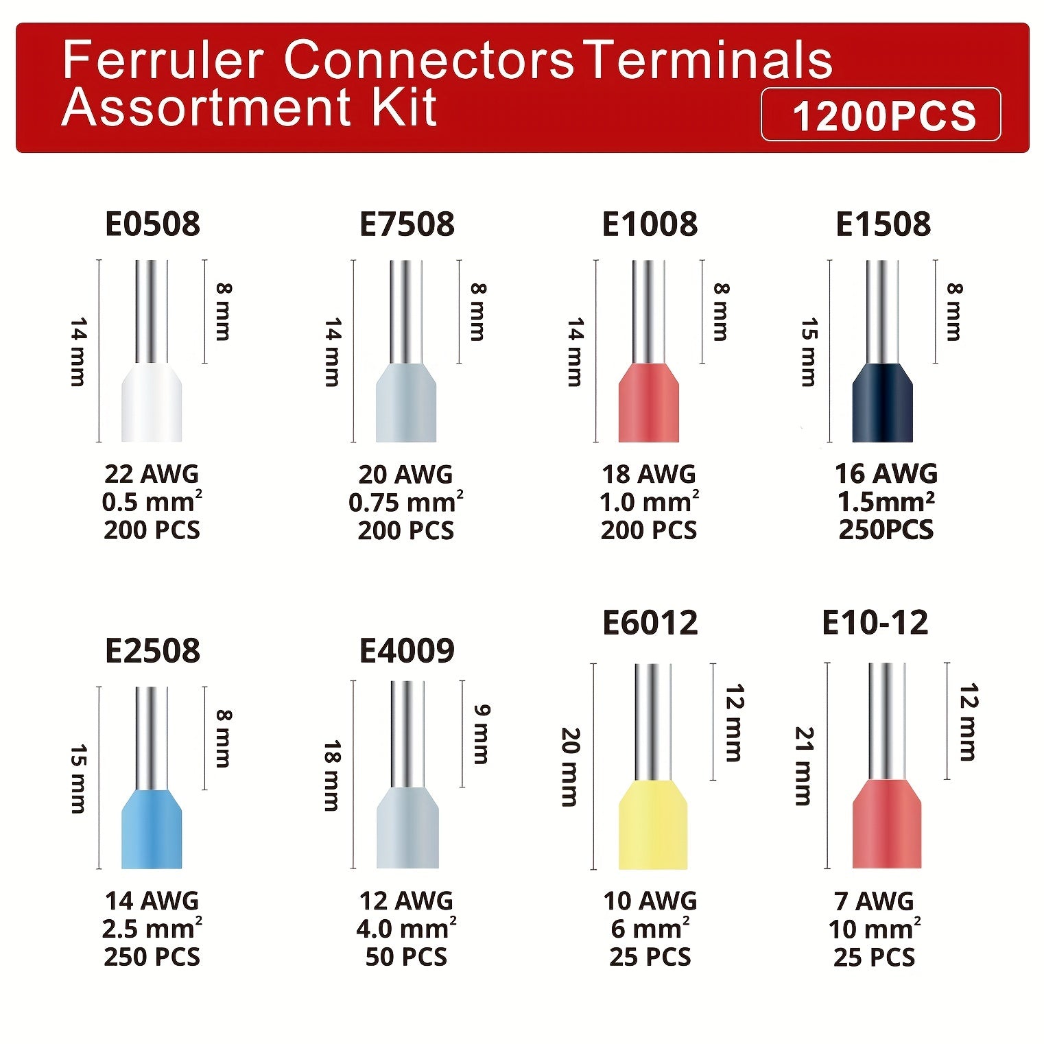 Набор инструментов для обжима наконечников электрика, регулируемый рычажный плоскогубцы, высокоуглеродистая сталь, AWG 23-7