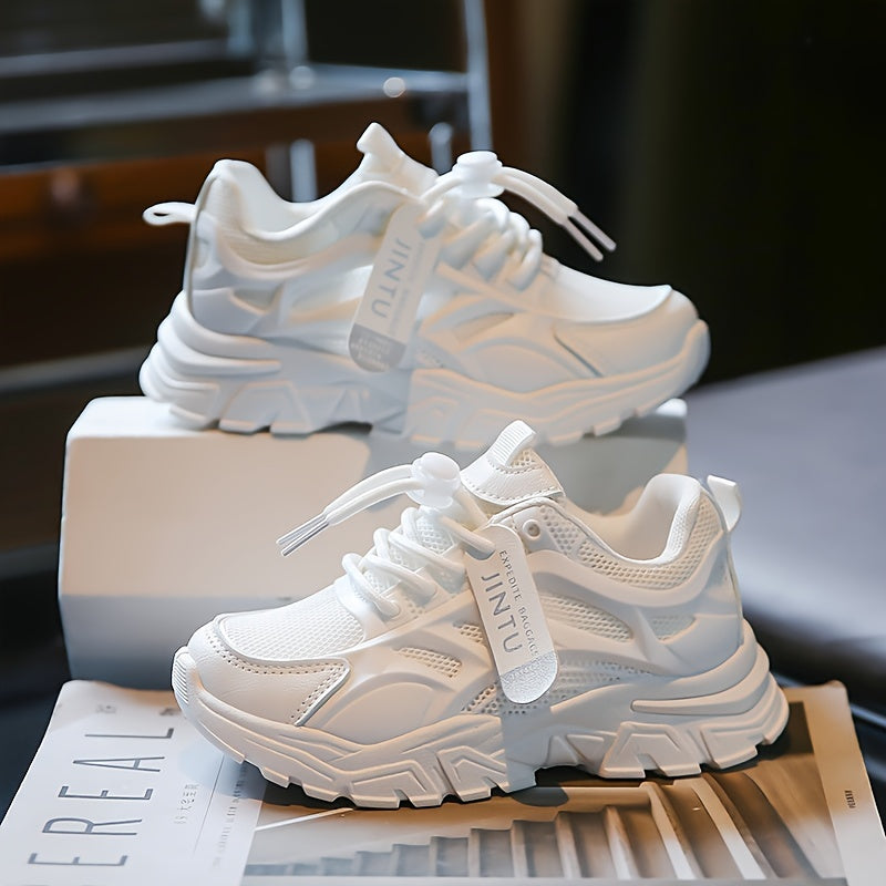 Qizlar uchun zamonaviy gradient rangli qalin poyabzallar, sirpanmaydigan va nafas oladigan, ochiq havoda faoliyatlar uchun mukammal.