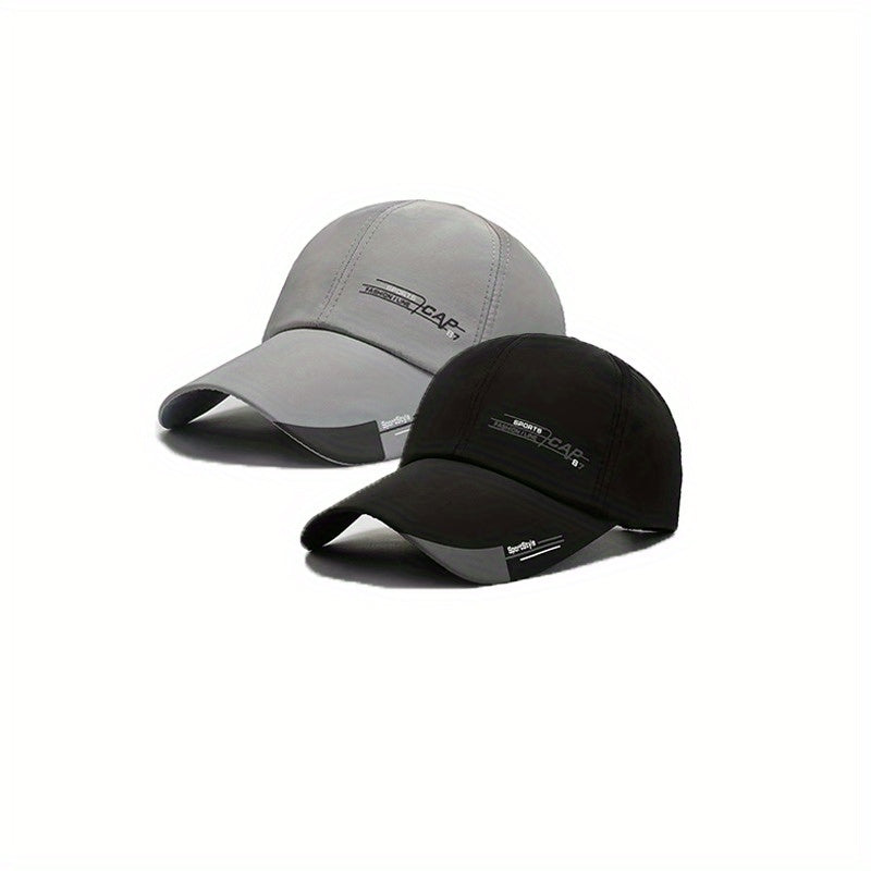Set of 2 Men's Baseball Caps Sports Style Acrylic Gifting