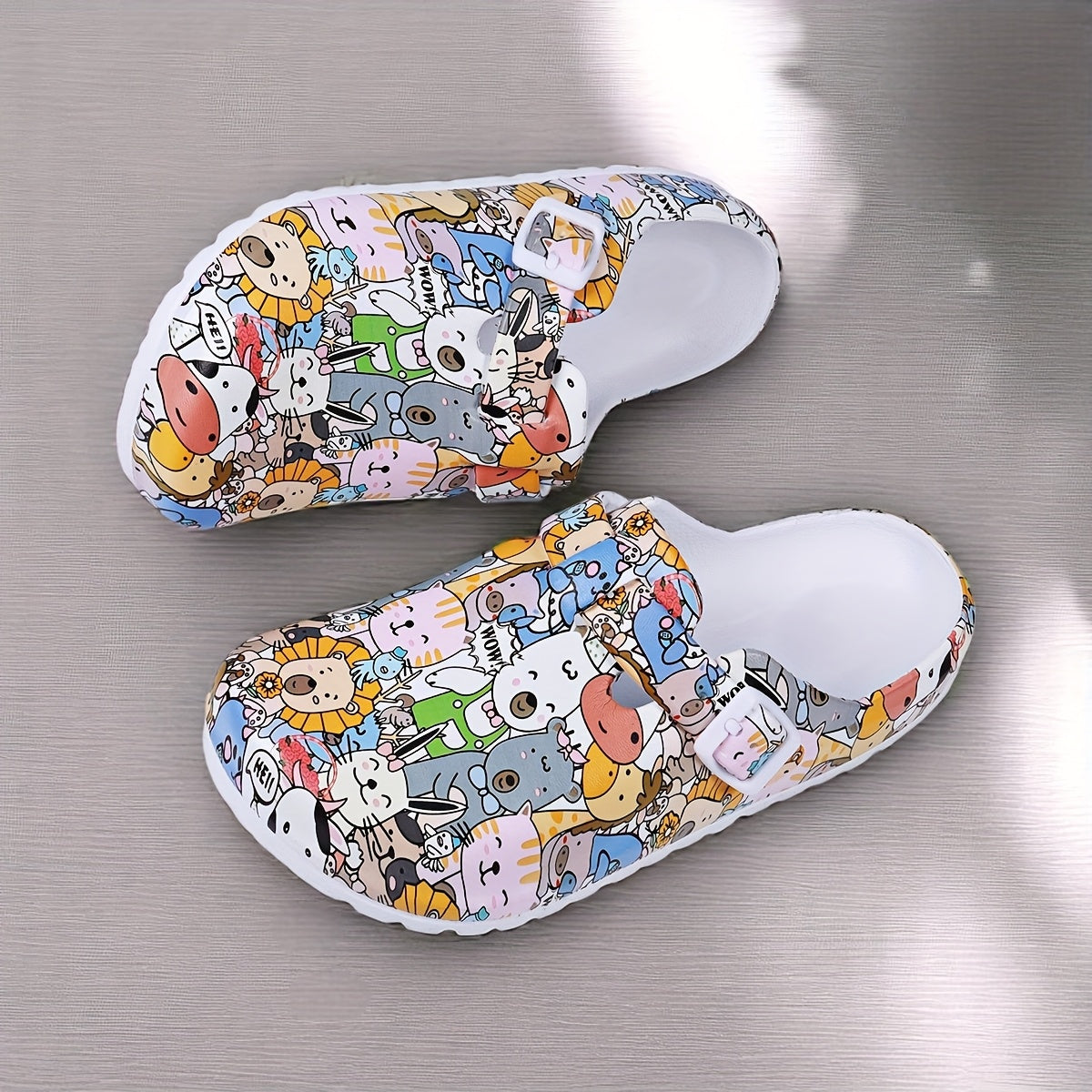 Women's Animal Print Indoor Slippers Lightweight Breathable Home Shoes