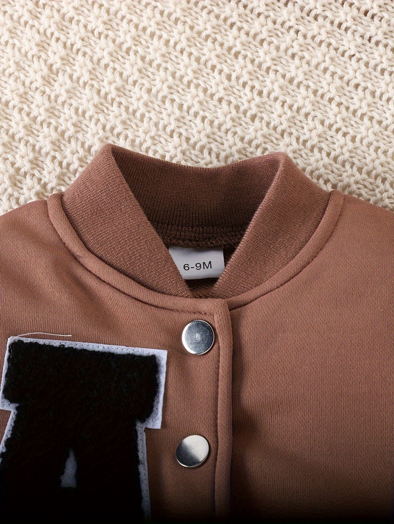 Baby Boys Casual Fall Winter Baseball Coat and Pants Set