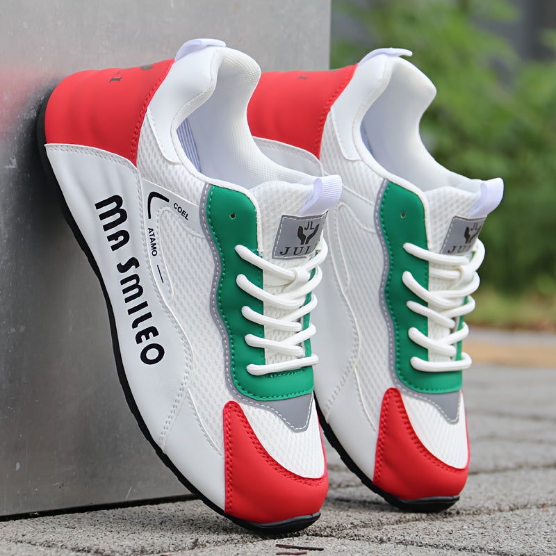 Дышащие унисекс спортивные кроссовки с противоскользящими подошвами и повседневным, модным дизайном.