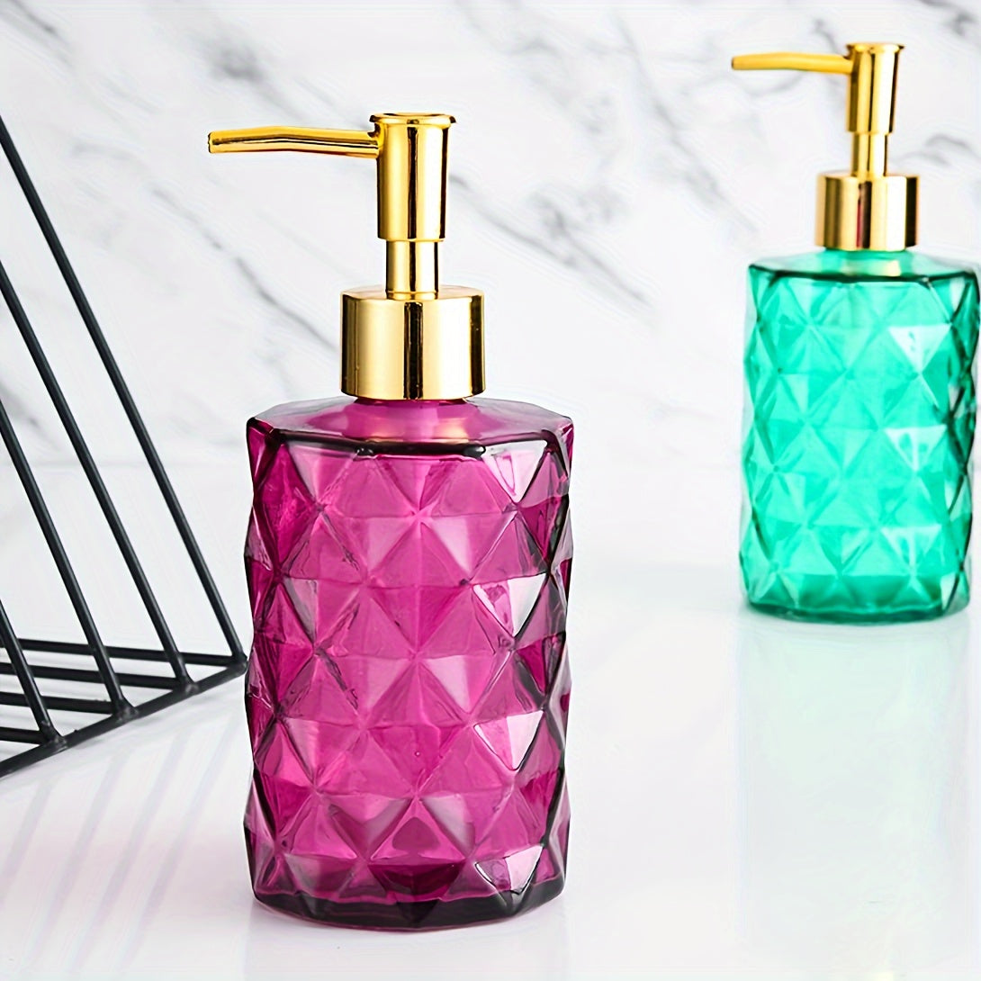 Diamond-Shaped Silicone Resin Mold Kit with Pump and Dispenser Molds for Kitchen Bathroom or Pencil Holder