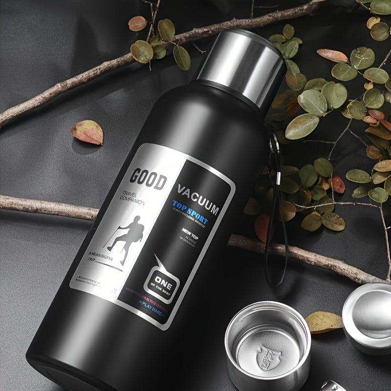 2000ml zanglamaydigan po'latdan yasalgan vakuum izolyatsiyali termos, qopqog'i va filtr bilan, suv o'tkazmaydigan, katta hajmli issiq va sovuq ichimliklar uchun