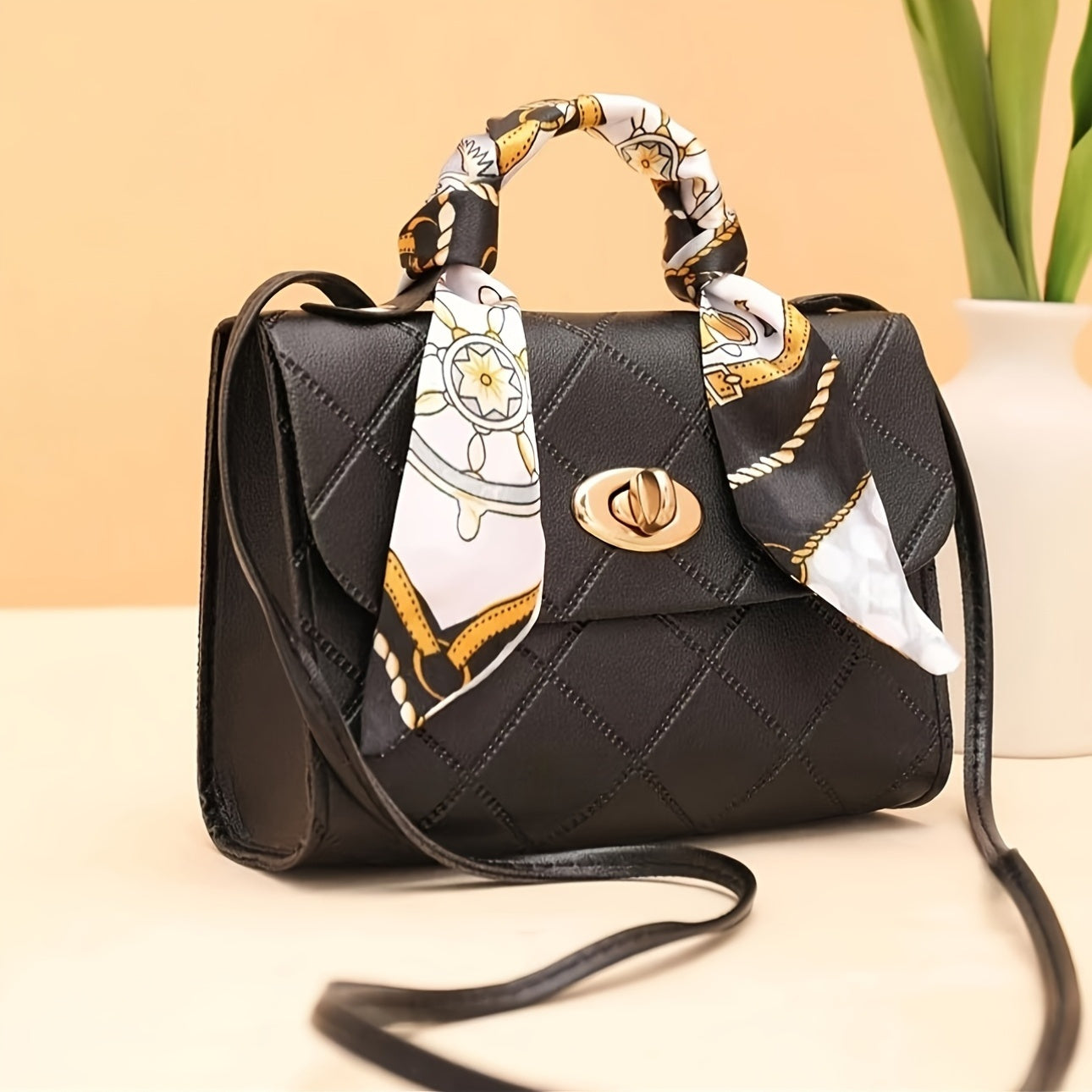 Moda to'qilgan kesma sumka, qaytariladigan sharf bilan, dog'ga chidamli PU material, almashtiriladigan kamar, qo'l bilan yuvish mumkin, kundalik va ofis ishlari uchun mos, 15 yoshdan oshganlar uchun.